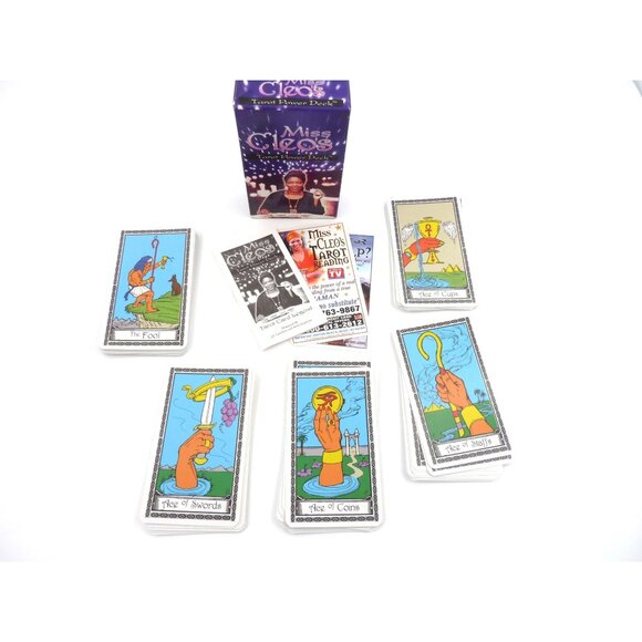 Miss Cleos Tarot Power Deck of 78 Cards Egyptian themed - Picture 1 of 9